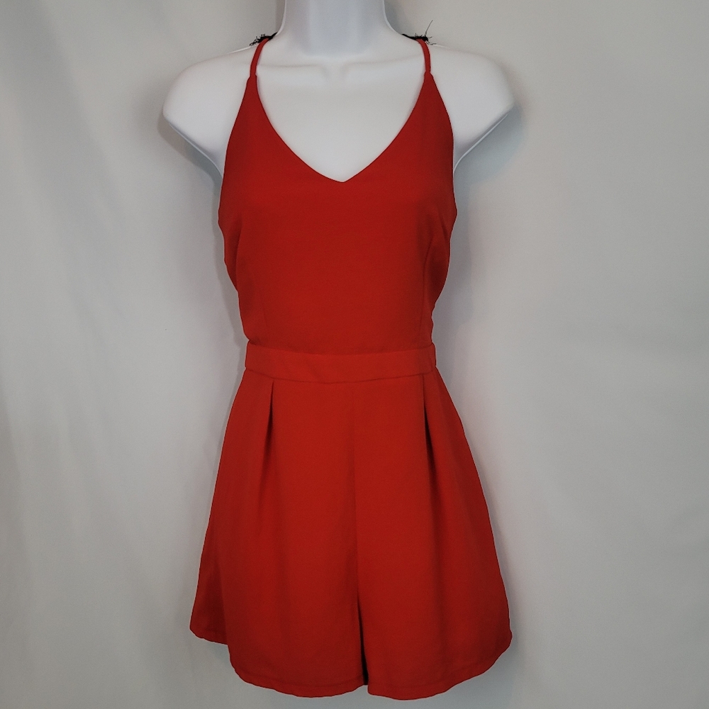 ❤Atmosphere Red Romper